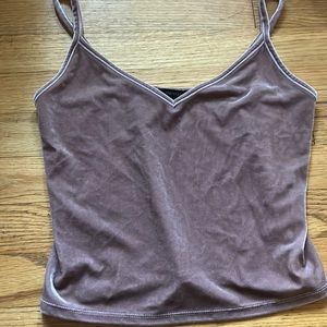 forever 21 tank top velvet